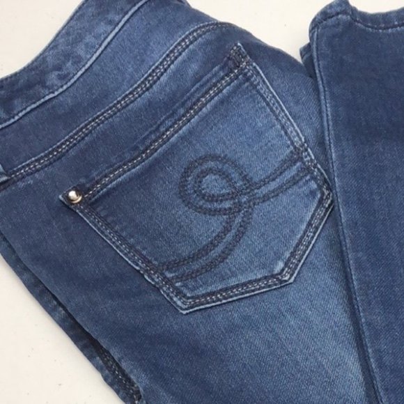 LIKE NEW SEVEN7 SKINNY JEANS 8/28x30 EMBROIDERED BACK POCKETS 😎 - Picture 12 of 16